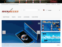 Tablet Screenshot of iberacces.com